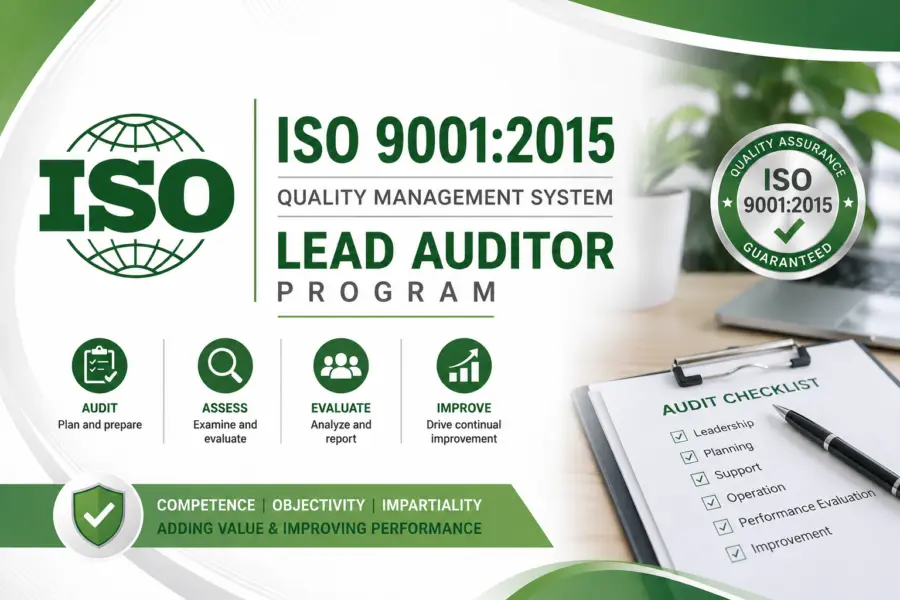 برنامج ISO 9001:2015 — مدقق معتمد