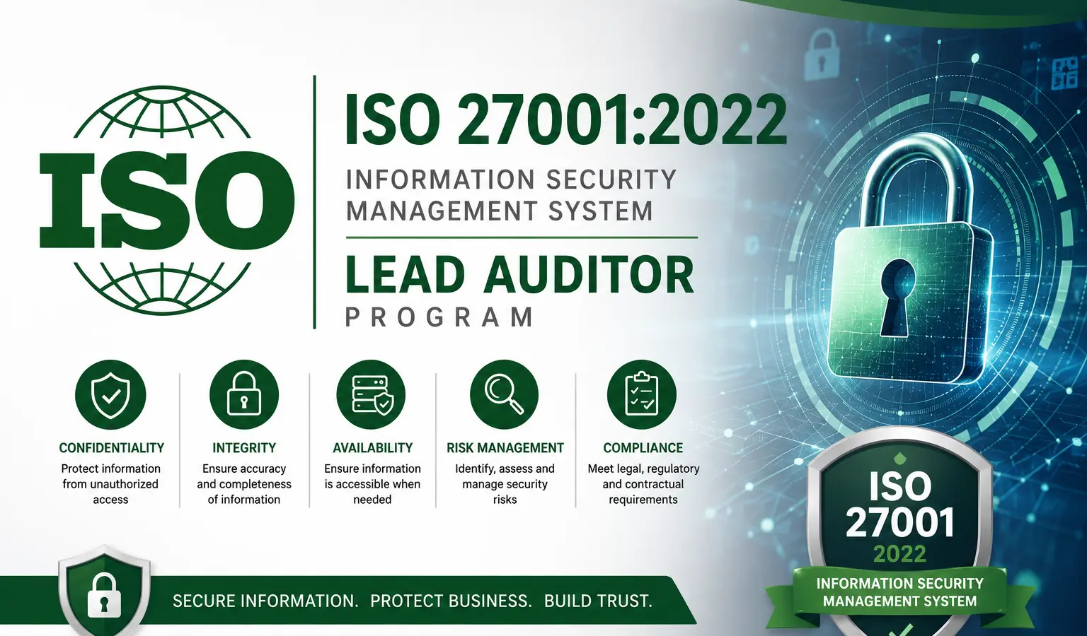برنامج ISO 27001:2022 — أمن المعلومات