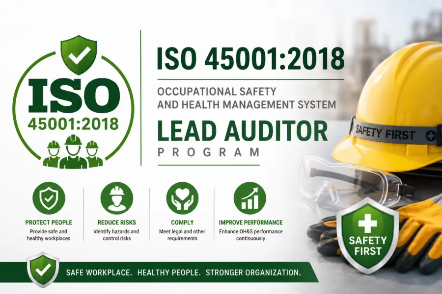 برنامج ISO 45001:2018 — السلامة والصحة المهنية