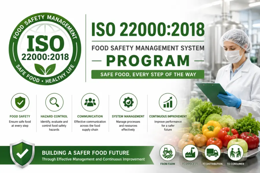 برنامج ISO 22000:2018 — إدارة سلامة الغذاء